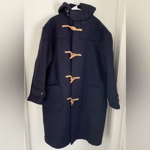 Vintage Polo by Ralph Lauren Navy Hooded Toggle Winter Jacket